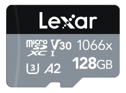 Cartão Lexar Série Silver 128 Gb-microsdxc  Lexar