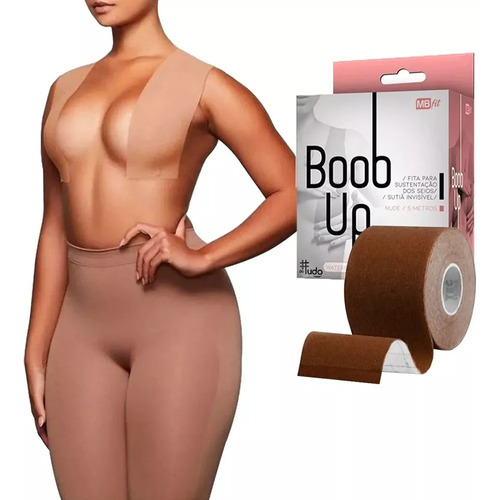 Kit 2un Boob Tape Fita Adesivo Levanta Seios Sutiã Invisível