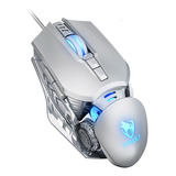 Mouse Twolf G530 Con Cable Color Gris