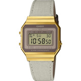 Relógio Casio Vintage Feminino Pulseira Nylon A700wegl-7aef