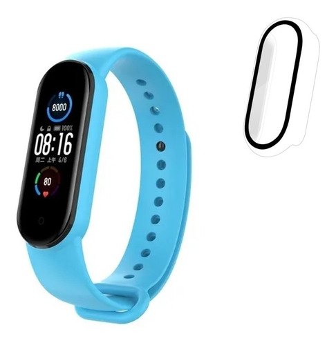 Pulsera Repuesto Xiaomi Para Mi Band 5 + Funda Transparente