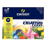 Bloco Criativo Canson 120g 8 Cores Com 32 Folhas 325x235mm