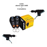 Alarma De Seguridad Auto Viper 3400 + 2 Actuadores Combo