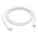 Cable Apple Usb-c A Lightning, Blanco (1 Metro)