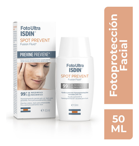 Fotoprotector Isdin Ultra Spot Prevent 50ml Openfarma