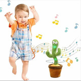 Juguete Cactus Musical Bailarín Imitador De Voz Recargable