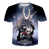 Playera De Manga Corta Con Estampado 3d Game Hollow Knight