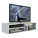 Rack Para Tv, Dvd, Video Game, Nicho Prateleira Mdf Branco