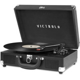 Tornamesa De Portafolio Bluetooth Victrola Retro Vsc 500 Bt Color Negro