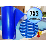 7x3 Metros 21m² 300 Micras Capa Manta Térmica Lona P/piscina