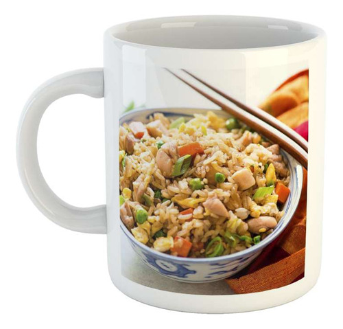 Taza Ceramica Arroz Chino Gastronomia Asia Plato Cheff P2