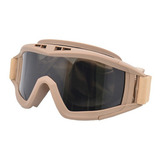 Militares Airsoft Táctico Goggles Shooting Goggles 3 Lentes,