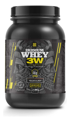 Iridium Whey Protein 3w - 900g Sabor Chocolate Amargo