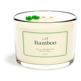 Vela Aromática Perfumada Vegetal Bambu