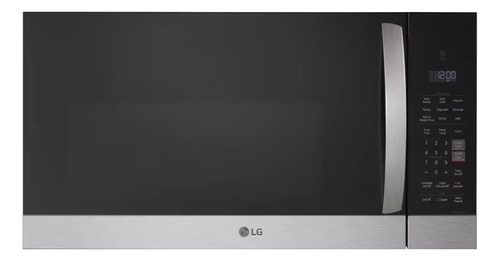 Microondas LG Mvem1721f Acero Inoxidable Coccion Automatica