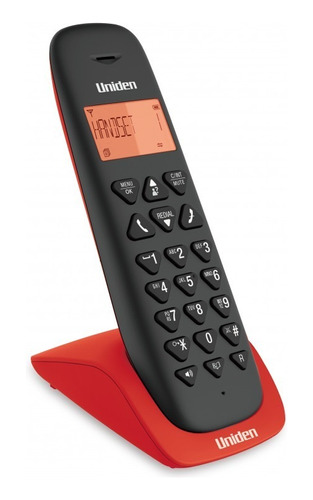 Teléfono Inalámbrico Uniden At3102rd Rojo