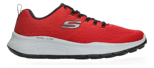 Tenis Skechers Rojo Deportivo Con Cordones Para Hombre