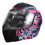 Casco Abatible Ich 3110 Free Negro/rosa Mate Super Outlet