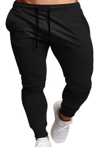 Pantalón Buzo Algodon Hombre. Jogger Slim Fit. Mu