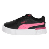 Zapatilla Puma Carina 2.0 Niños Td Black/pink