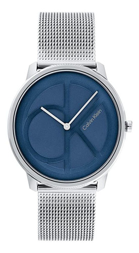 Reloj Para Unisex Calvin Klein Iconic Mesh 25200031 Plateado