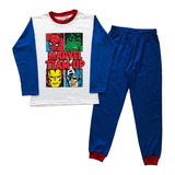 Pijama Manga Larga Vengadores Hombre Araña Marvel Mundomania