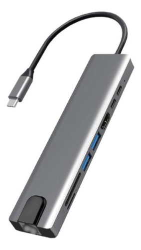  Adaptador Para Laptop Macbook 7 En 1 Sd/usb/pd/hdtv +