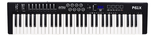 Teclado Controlador Midi Amw P61x Preto