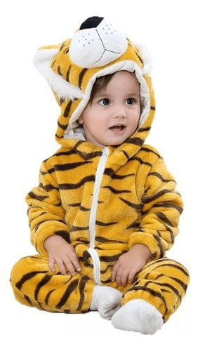Pijama De Tigre Polar Para Bebes 
