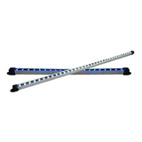 Barra Led 90 Centimetro 12v Azul Com Base Alum