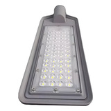 Candela Luminaria Vía Pública Led 7381 50w Gris Luz Fría