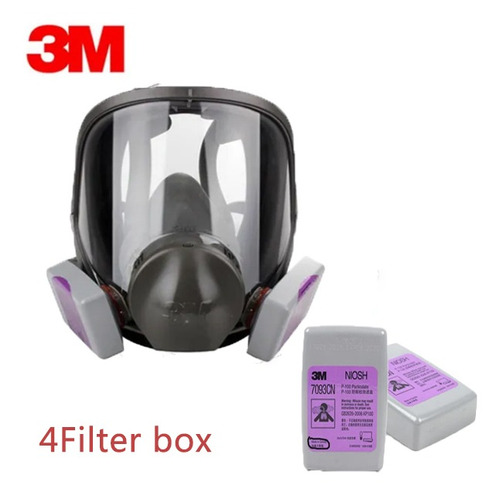 3m 6900 Máscara Full Face Filtros De Tamaño Grande 7093 6800