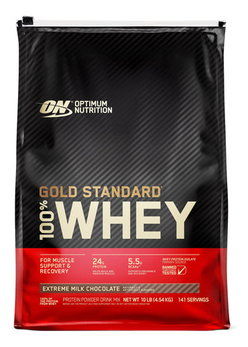 Proteina Gold Standard 100% Whey 10 Libras Extreme Milk Choc