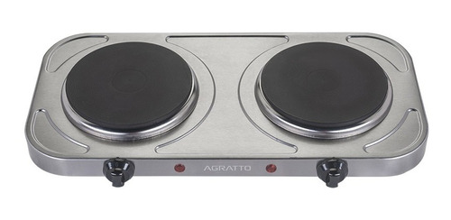 Cooktop Fogareiro Fogão Elétrico 2 Bocas 220v 2000w Agratto