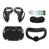 Kit Capa Para Oculus Quest 2 Com Protetor De Lentes Completo