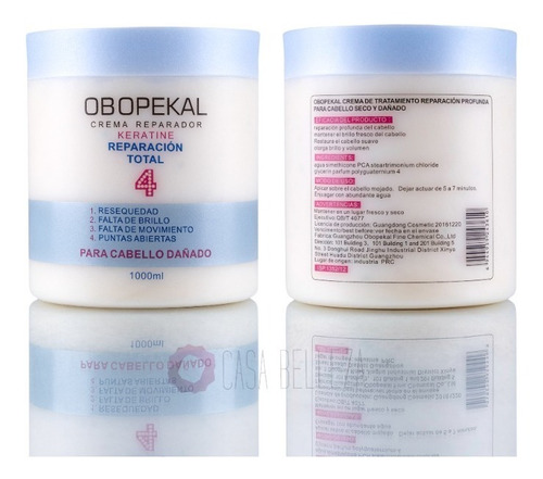 Obopekal® Crema Reparacion Profunda (total 4) 1000ml