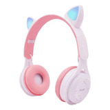 Auriculares Bluetooth Inalámbricos M6-cat Ear Con Luz