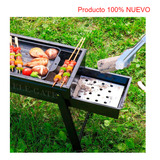 Parrilla De Carbon Portatil Plegable Barbacoa Al Aire Libre