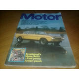 Revista Motor Año 1973 Rolls Royce