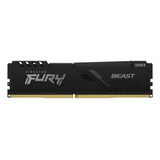 Memória Ram Fury Beast Ddr4 Color Preto 16gb 3200mhz