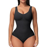 Body With Cuello In V For Mujer Con Control De Barriga