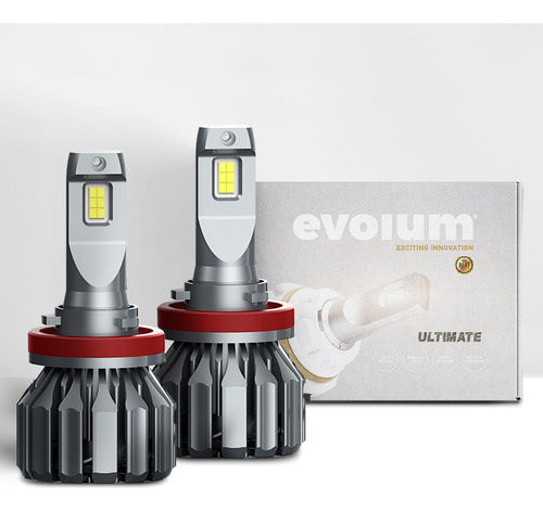 Kit Focos Led Evolum Ultimate H1 H7 H11 9005 9006