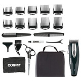 Maquina Corte De Cabello Conair Lithium 20 Piezas Con Bolso 