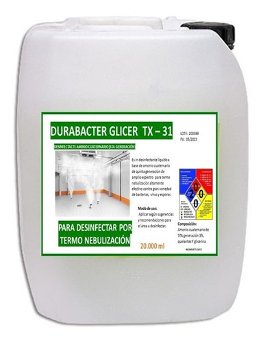 Desinfecta Para Nebulización A Base Amonio Cuaternario De 5g