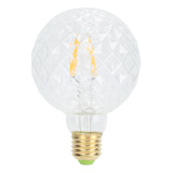 Bombilla Led Decorativa 220v E27 4w G95 De Vidrio