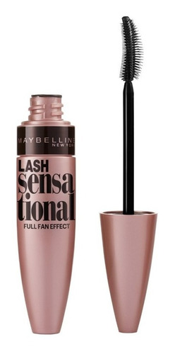 Pestañina Maybelline Lash Sensational A Prueba De Agua Color Negro