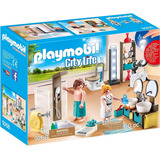 Figura Para Armar Playmobil City Life Baño 3+