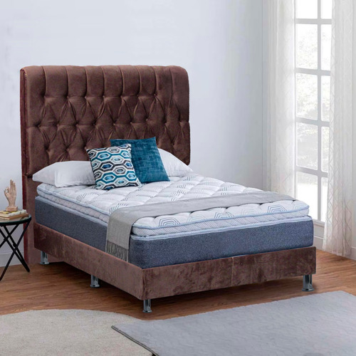 Set  Melfi  Base + Cabecera Para Cama King Size