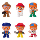 Mini Héroes De Blippi Figuras Squishables Misterio 6 Pack