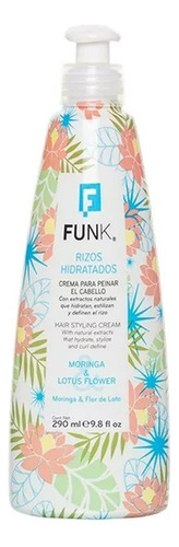 Crema Para Peinar Funk Rizos Hidratados 290ml Moringa Y Loto